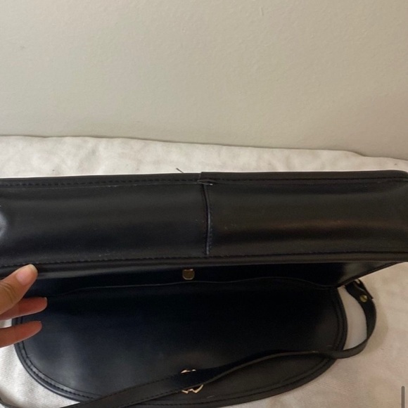 Vintage Coach Black Leather Briefcase - EUC - Picture 6 of 9